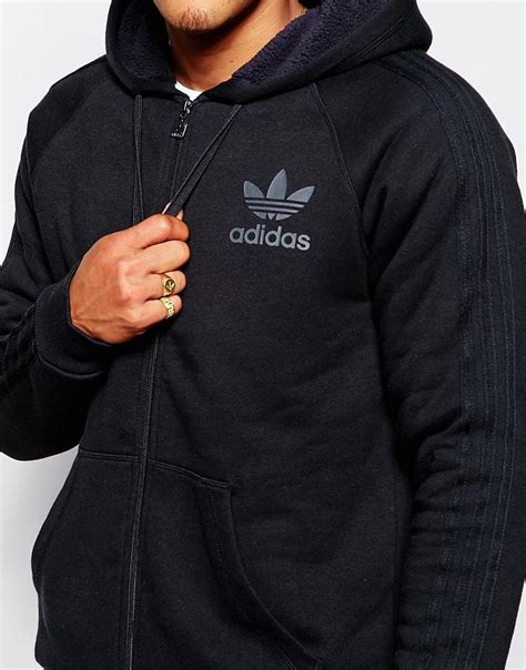 adidas black sweatshirts